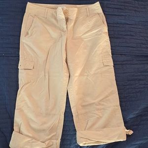 Creme ANN Taylor Loft pants